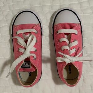 Converse Kids Sneakers in Pink and White NEW